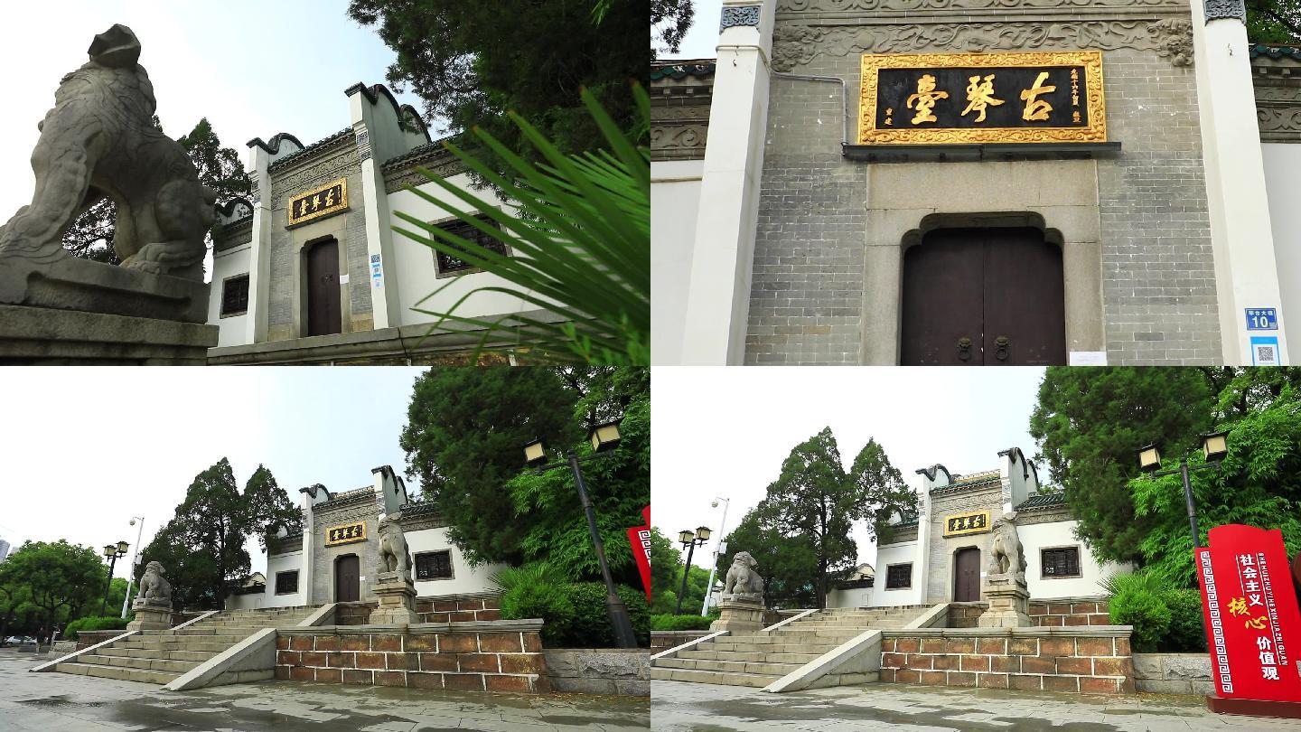 武汉古琴台古琴台俞伯牙和钟子期