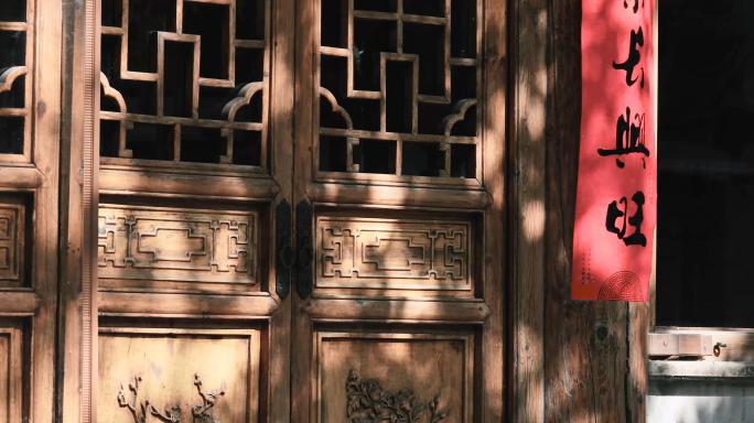 中国风古建筑意境光影4K超清素材