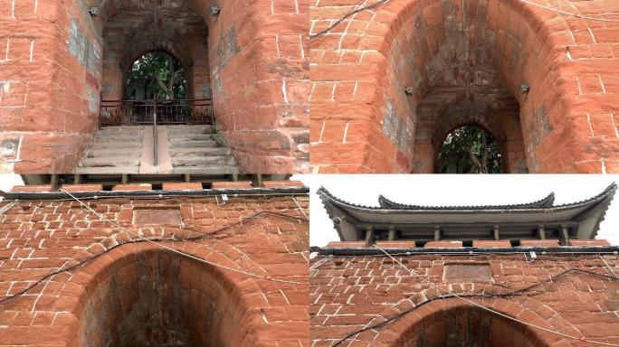 乐山古城墙与城门楼4（4K）