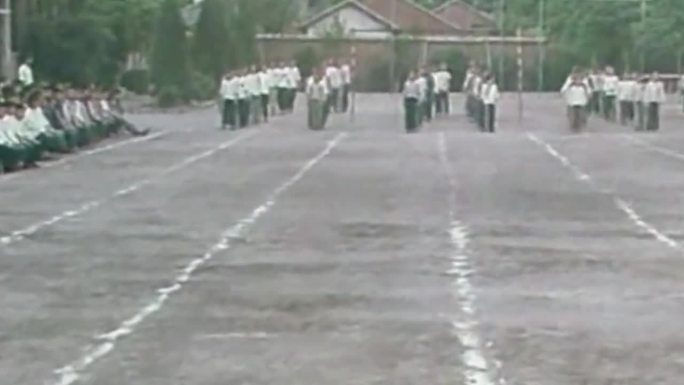 70年代小学生体育运动会学校