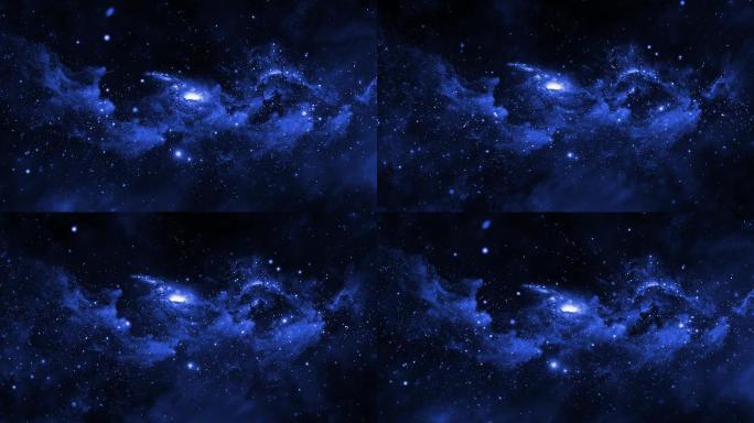 【4K宇宙背景】暗黑星云科技时空浩瀚星际