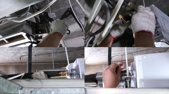 中央空调安装铜管焊接