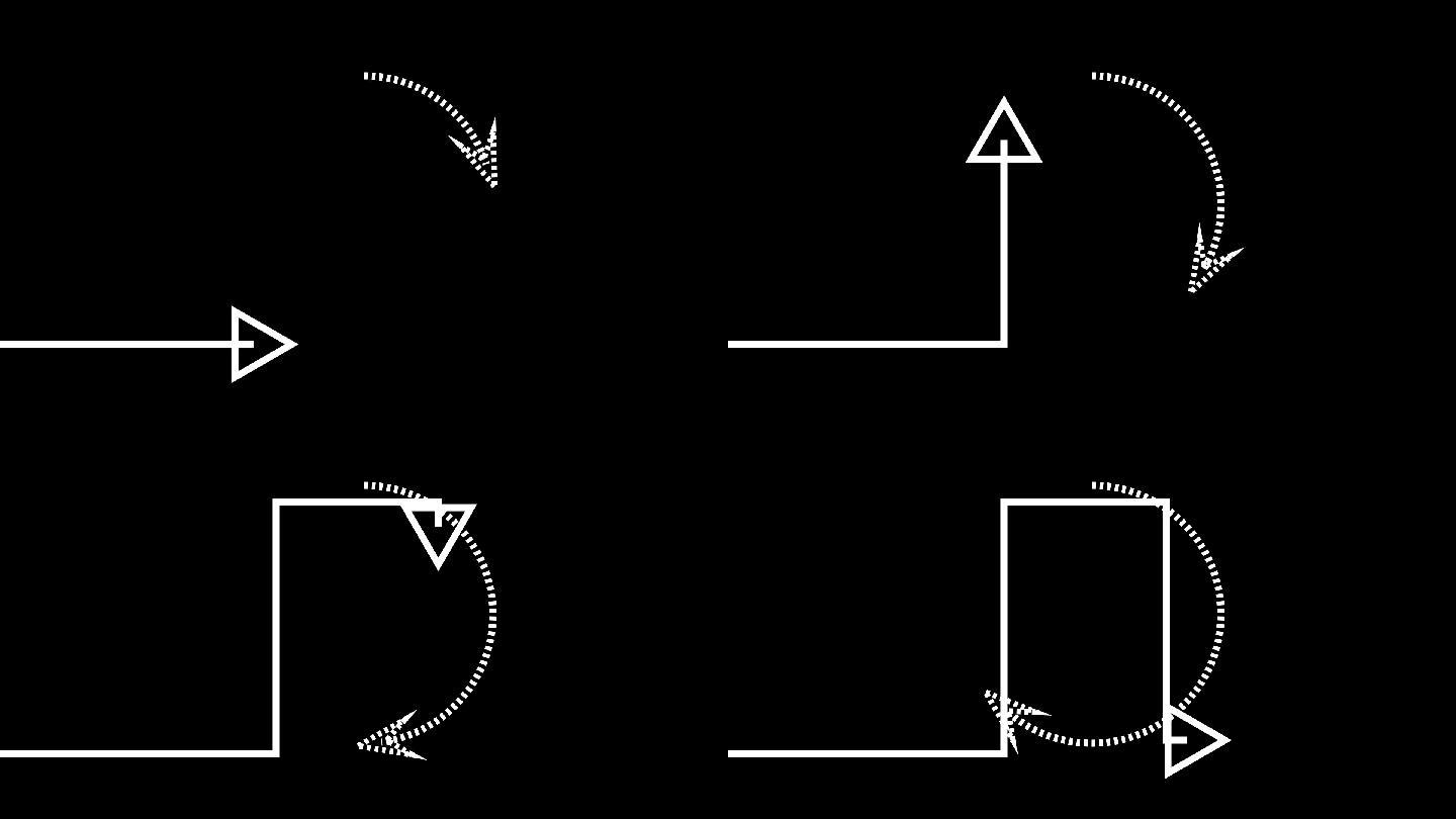 AE虚线+箭头路径运动