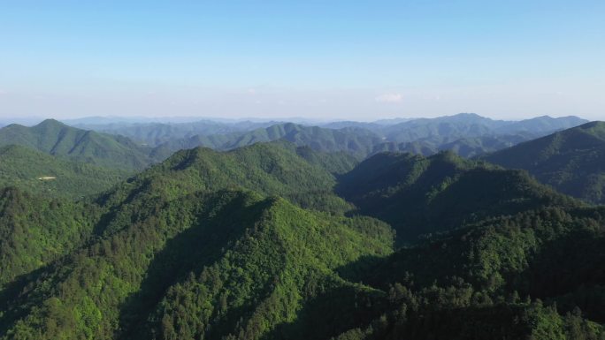 4K航拍贵州农村秀地森林45秒