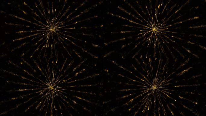 4285飘动金色粒子条