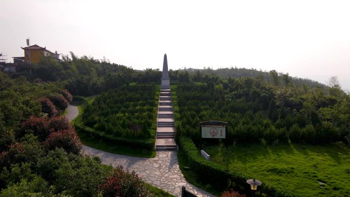 长沙县影珠山抗日烈士英雄纪念碑