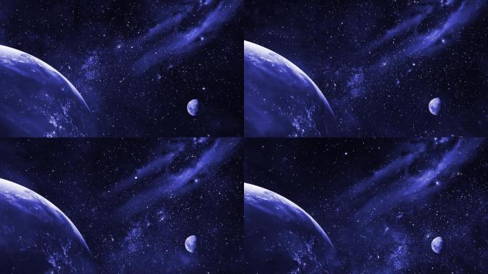 【4K宇宙背景】星球星团星云幻想科技探索