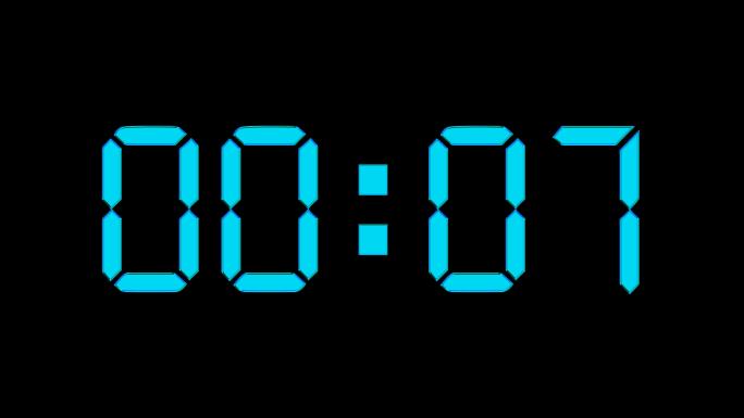 【4K】现代液晶屏20秒顺数计时器