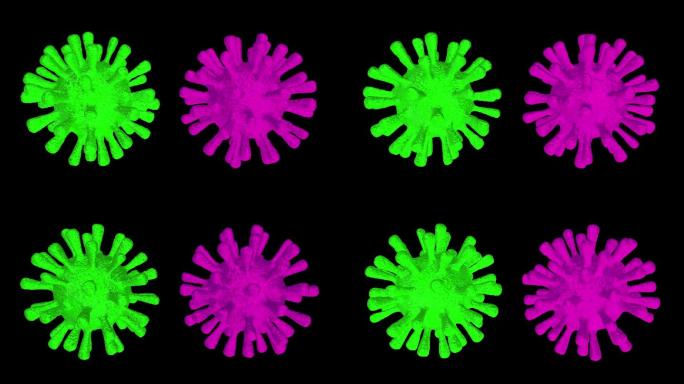 新冠病毒三维模型疫情工程文件