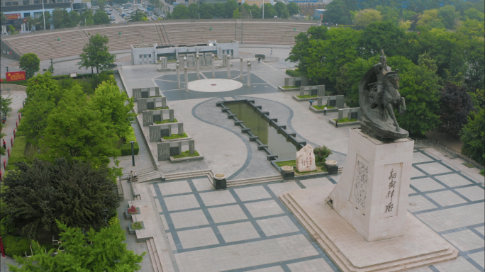 【4K】亳州市魏武广场航拍