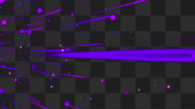 紫色vj光线光效-alpha通道