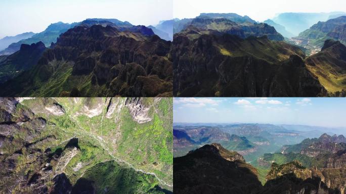 祖国大好河山山西晋城王莽岭航拍