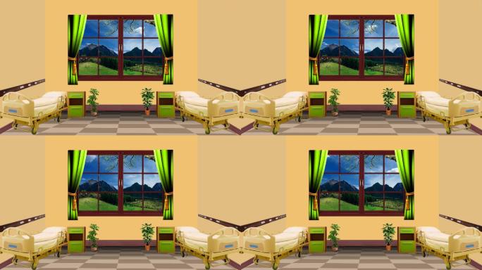 4k乡村病房白天