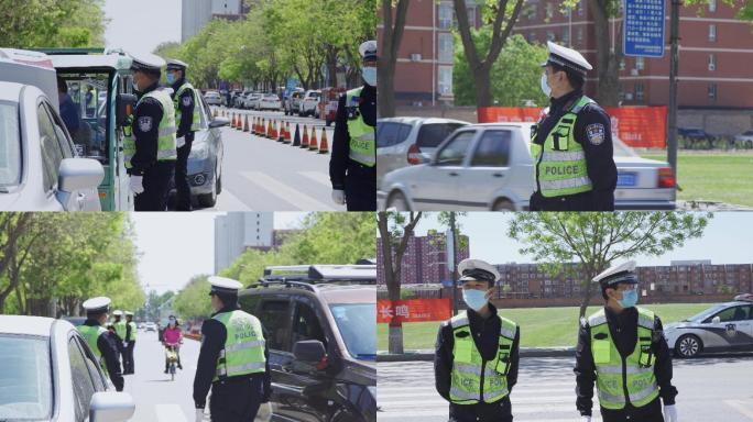 【原创】疫情期间执勤交警