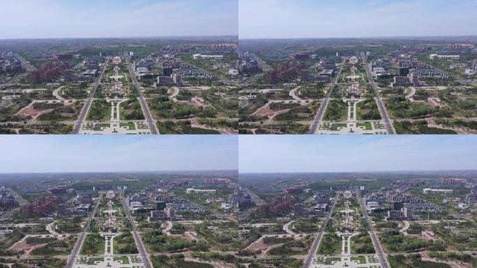 4K-原素材-鄂尔多斯康巴什广场