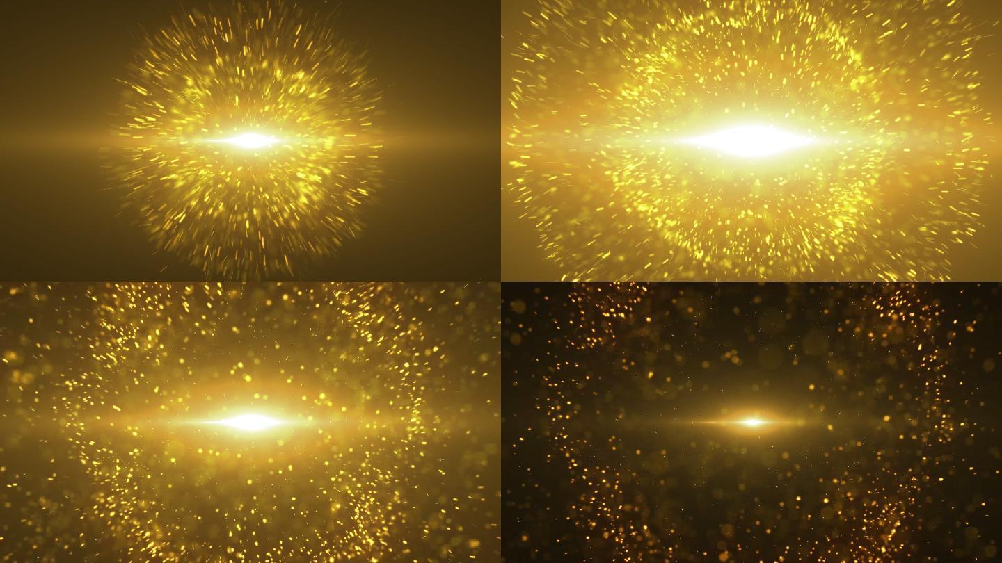 粒子爆炸—带透明通道