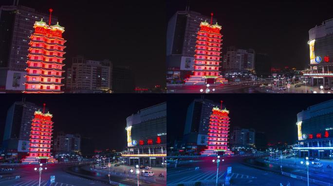 郑州二七纪念塔延时摄影