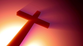 十字架光芒旋转希望视频素材