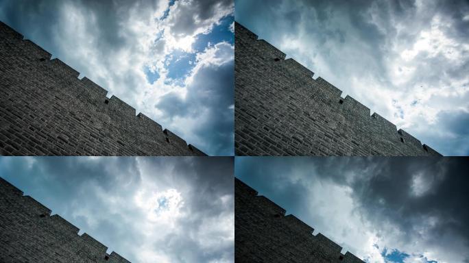 城墙与云4K延时摄影