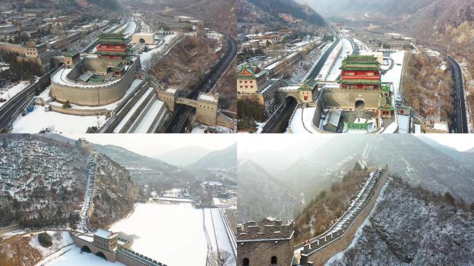 八达岭长城雪景