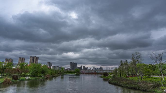 【4K】乌云密布暴雨将至