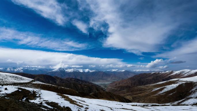 高清西藏风景雪山白云西藏雪山白云