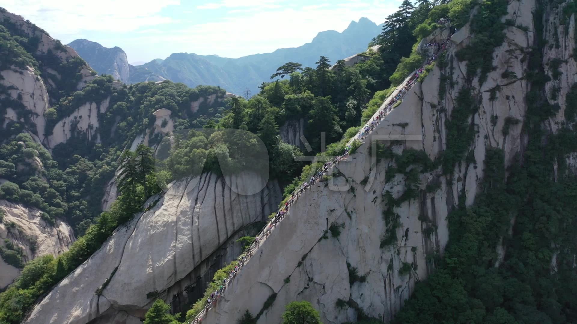 航拍华山苍龙岭(20190814)