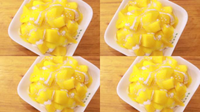 MVI_4597甜点品水果切盘芒果沙拉