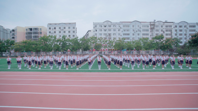 小学生升国旗读书看书学习素材