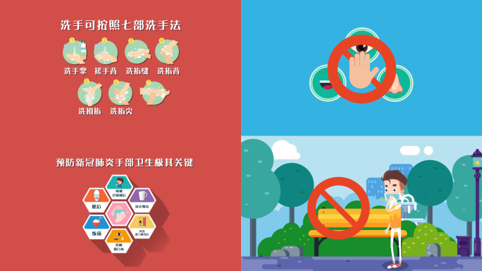 校园新冠肺炎个人预防指南MG动画三