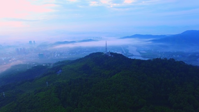 咸宁城市一步一景之潜山森林公园