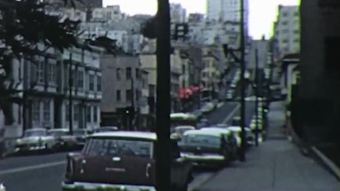 1950旧金山城市历史镜头