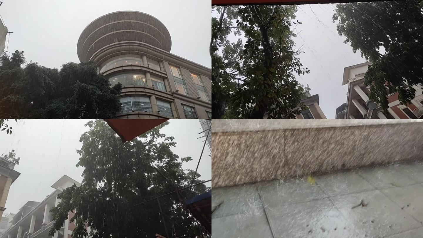 广州城区大雨
