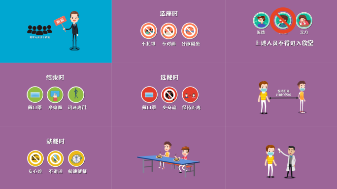 校园新冠肺炎个人预防指南MG动画五