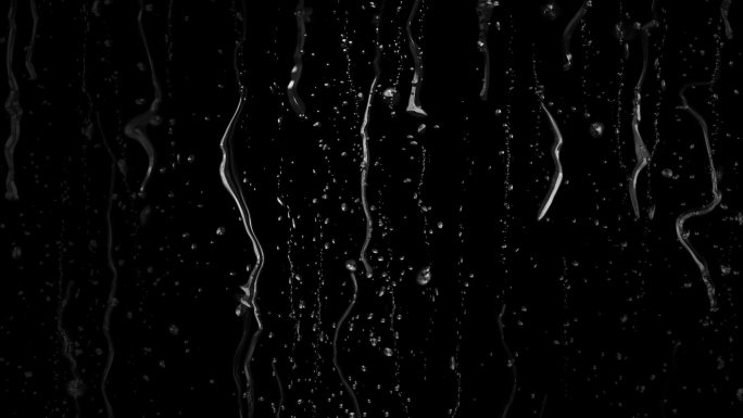 玻璃上的雨无限循环高清视频素材