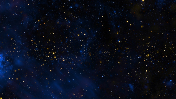 【4K宇宙背景】金色星空向前唯美繁星夜空
