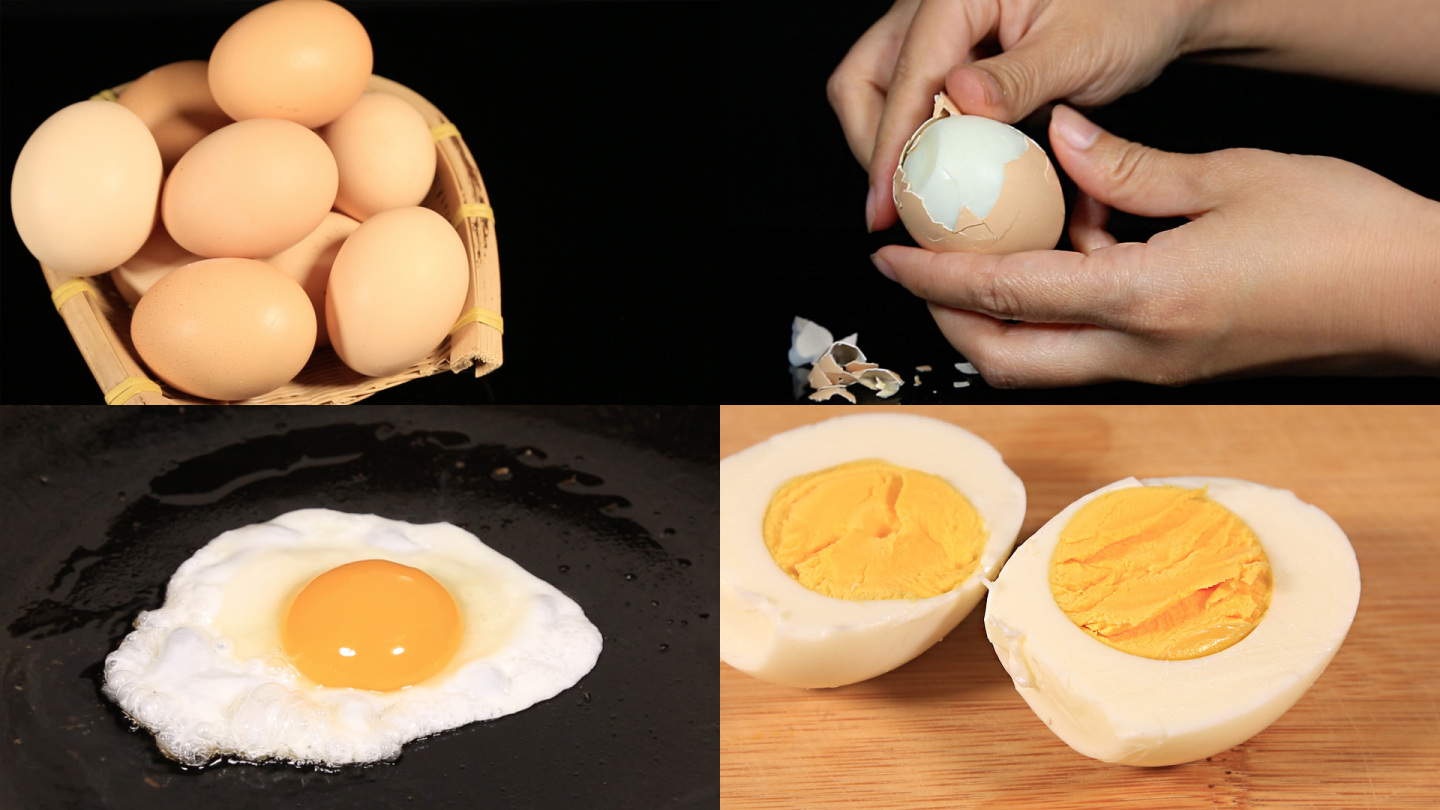 鸡蛋打鸡蛋剥鸡蛋煎鸡蛋(原创)
