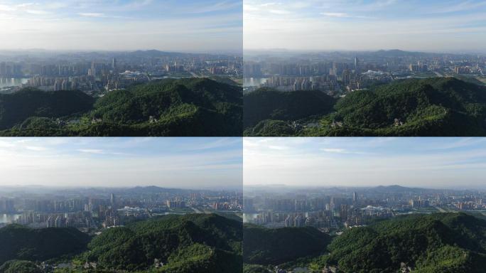 长沙桃花岭梅溪湖航拍4K大景