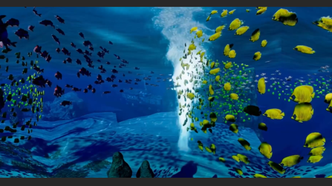 梦幻海底世界动画超宽屏4K