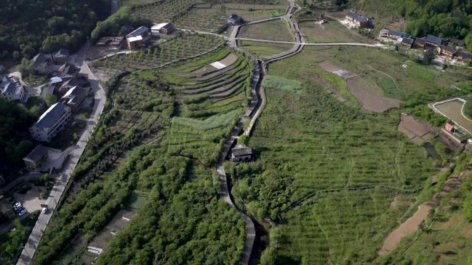 贵州遵义苟坝乡村农田农庄农户航拍60帧