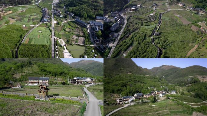 贵州遵义苟坝乡村农田农庄农户航拍60帧