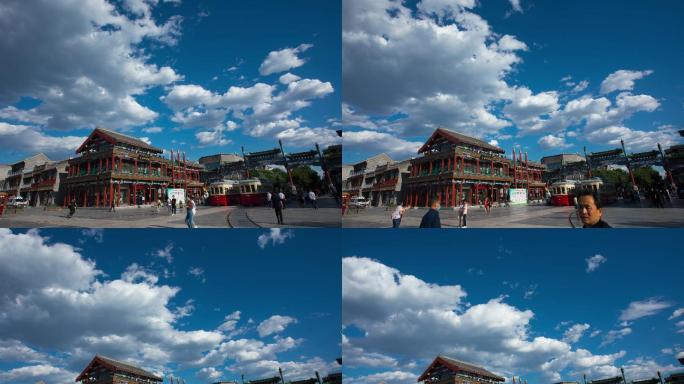 北京前门大栅栏4K延时摄影