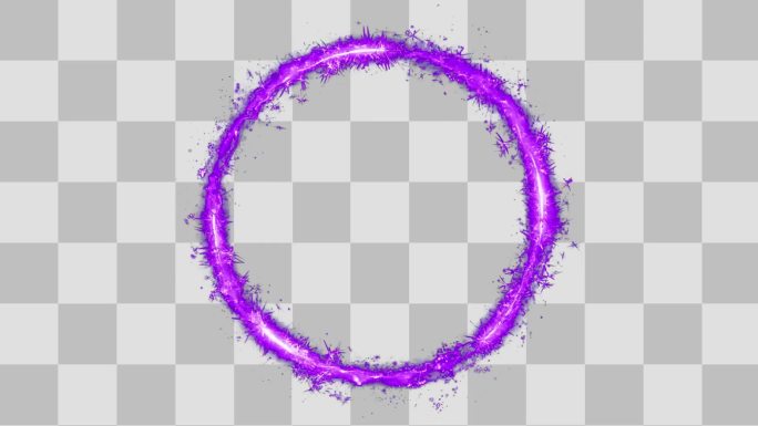 紫色光线圈-alpha通道