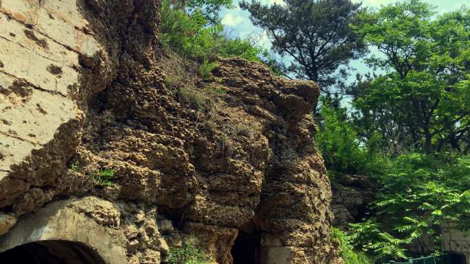 原创拍摄旅顺东鸡冠山堡垒炮台