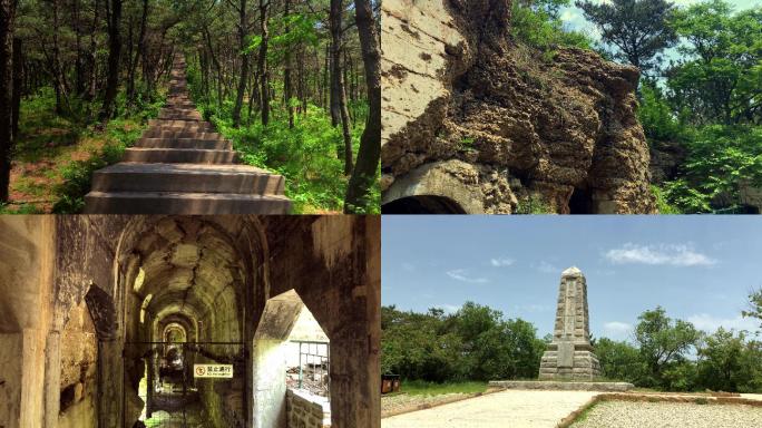 原创拍摄旅顺东鸡冠山堡垒炮台