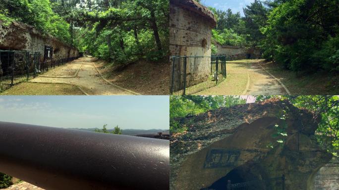 原创拍摄旅顺东鸡冠山堡垒炮台