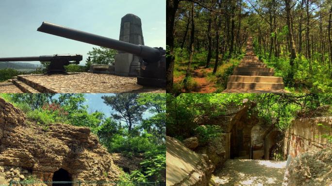 原创拍摄旅顺东鸡冠山堡垒炮台