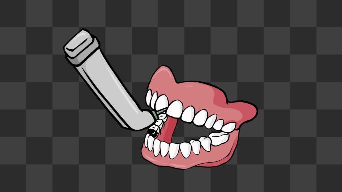 mg清洁牙齿-alpha通道