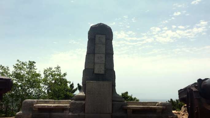 原创拍摄旅顺东鸡冠山堡垒炮台