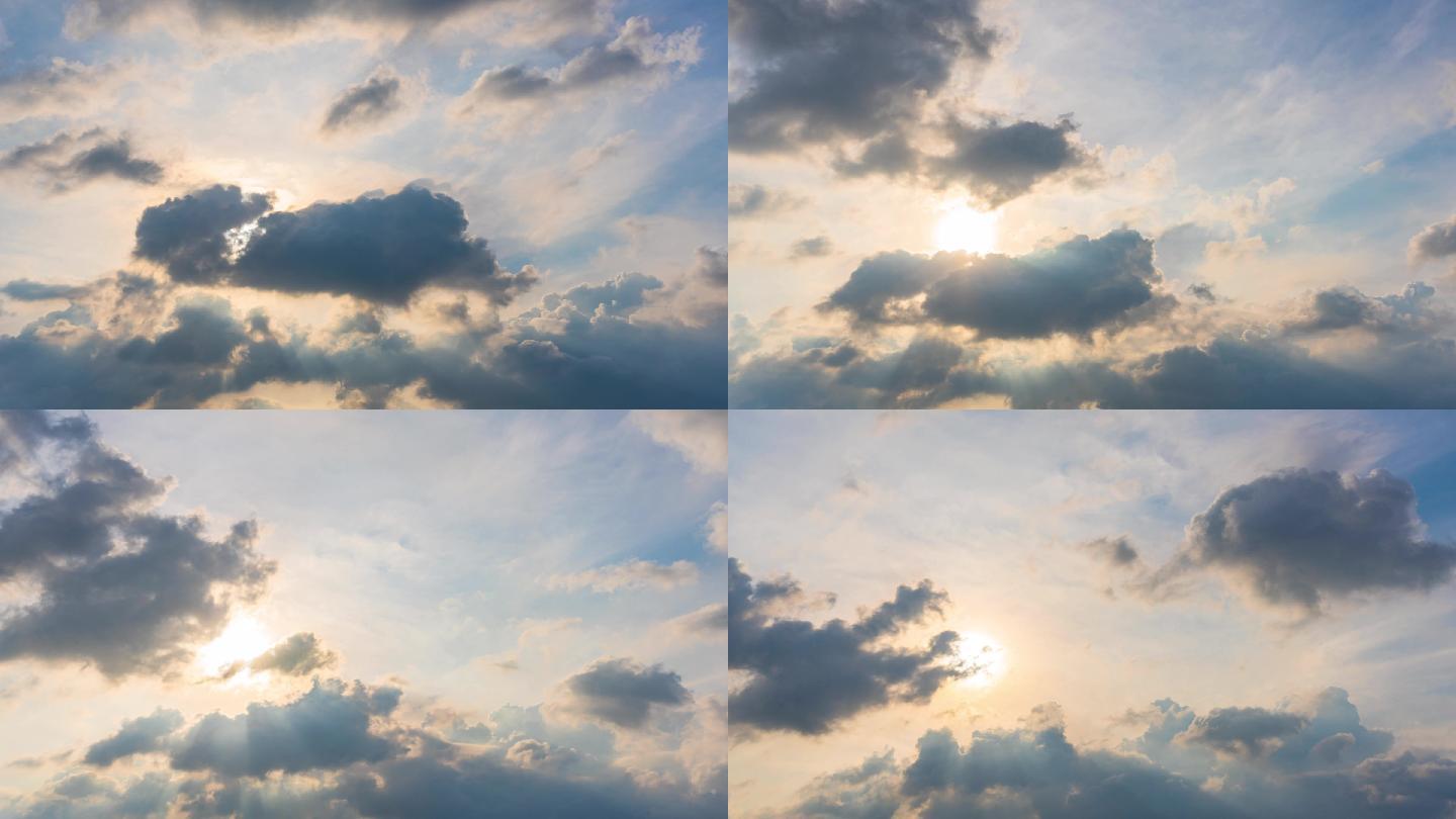 【4K】云遮住太阳、拨云见日